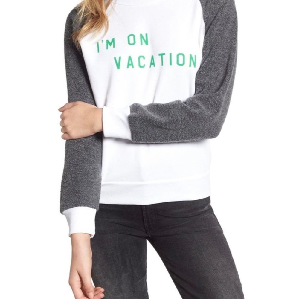 NWT Wildfox I'm on Vacation Sweatshirt Various